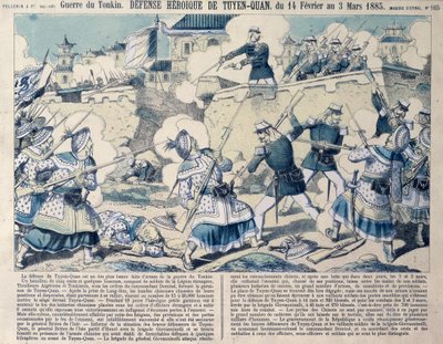 Defense of Tuyen Quang, 14th February 1885 by French School